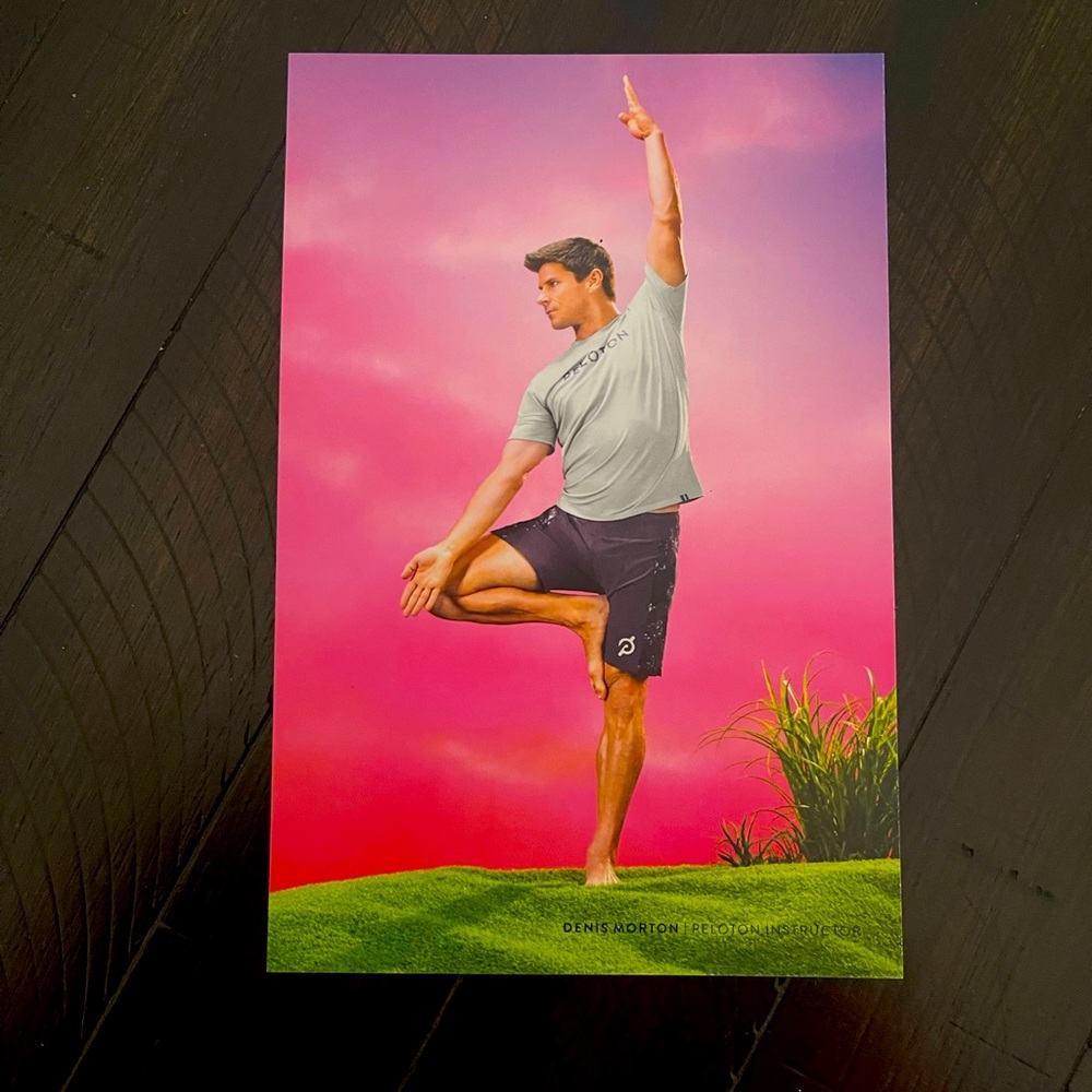Peloton Instructor card Denis Morton New RARE